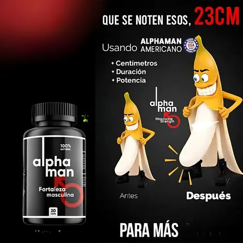 Alpha Man – Potencia Masculina Natural | Más Energía y Resistencia