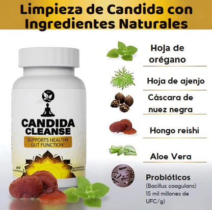 CANDIDA CLEANSE - Restaura tu equilibrio digestivo desde adentro