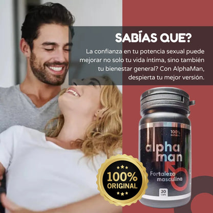 Alpha Man – Potencia Masculina Natural | Más Energía y Resistencia